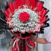 bó bông xếp bằng tiền 500k